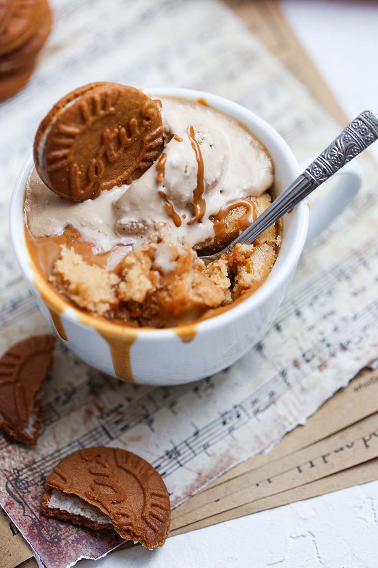 Lotus Biscoff Mug Cake Recipe