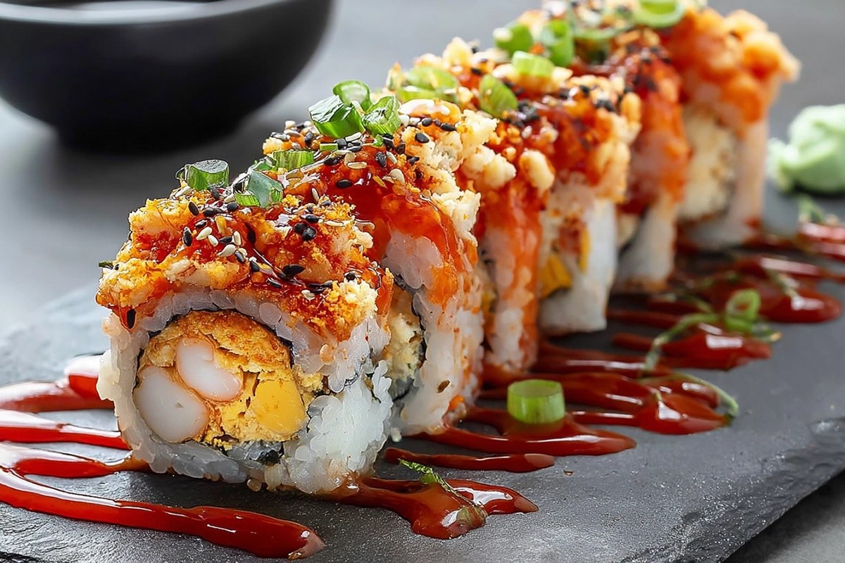Volcano Roll Recipe A Fiery Twist on Homemade Sushi Yumtastic Recipes