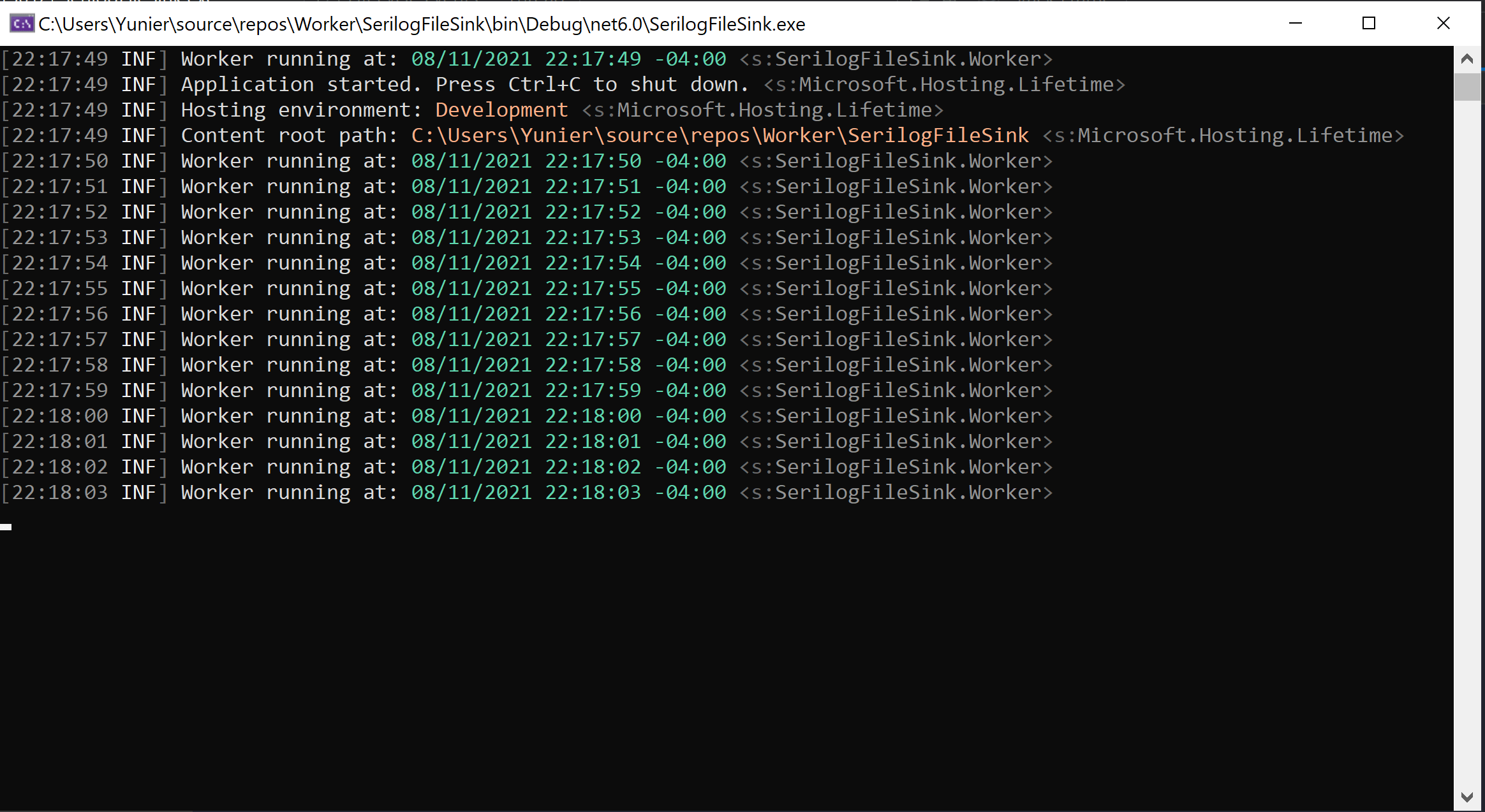 Worker Services Configure Serilog Yunier's Wiki