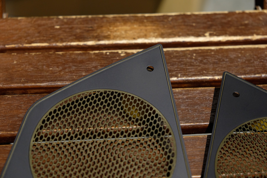 Speaker Covers Ver2 Brass Plates Only Yu Parts design