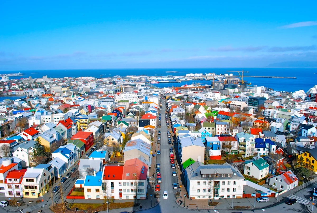 Housing prices in Iceland show regular growth.