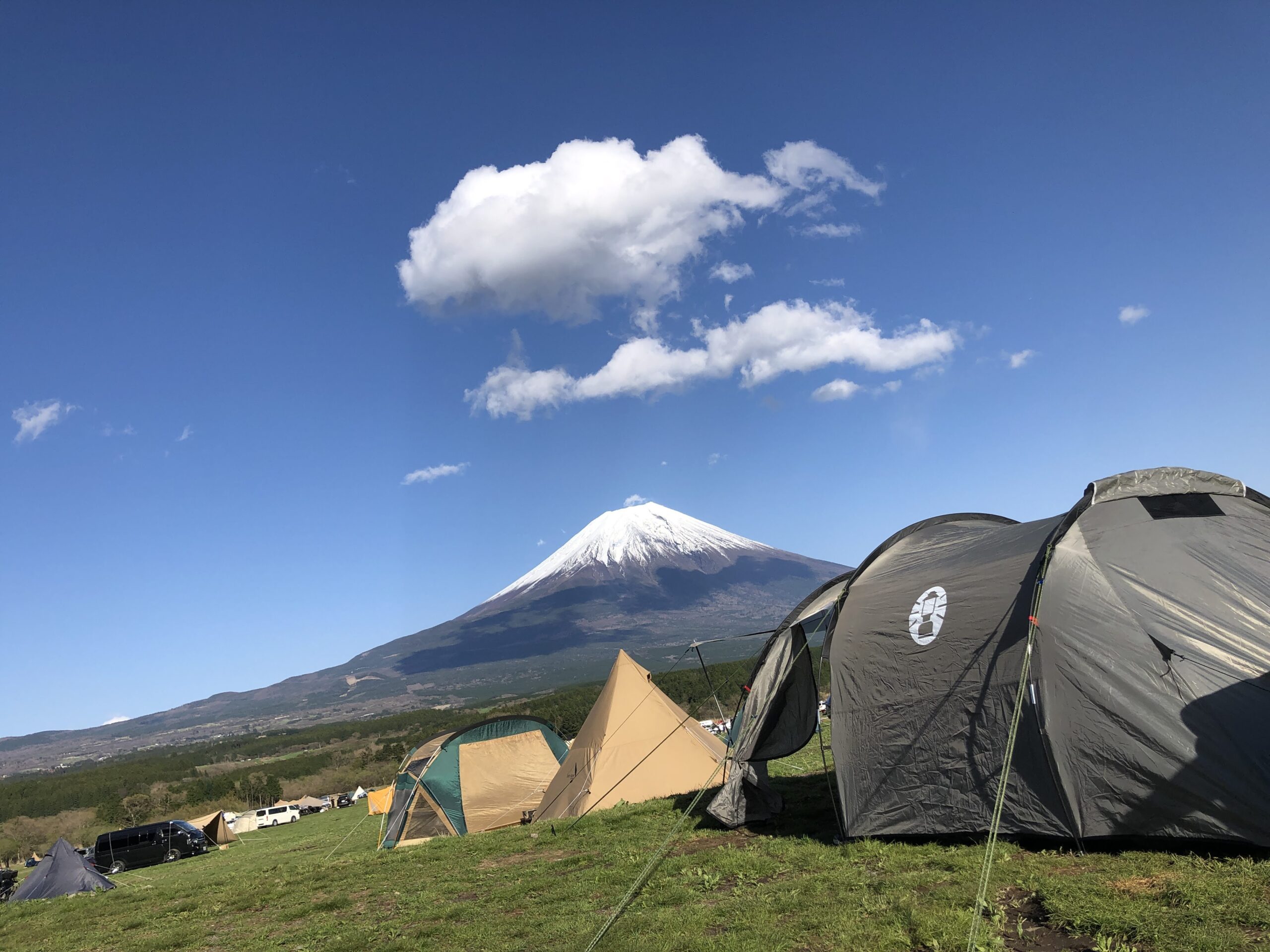 【ふもとっぱらキャンプ場】目の前に広がる雄大な富士山を眺めながらのキャンプは最高だった！！