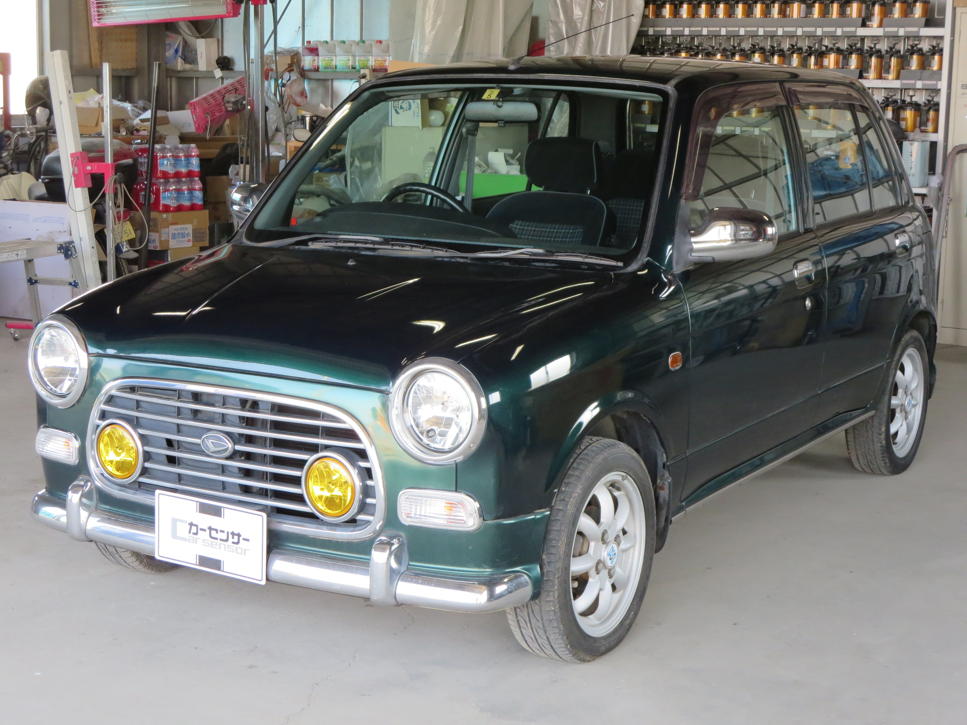 茨城県筑西市でミラジーノ（L700S）ブリティッシュグリーン完成 茨城県筑西市のミラジーノの結城自動車
