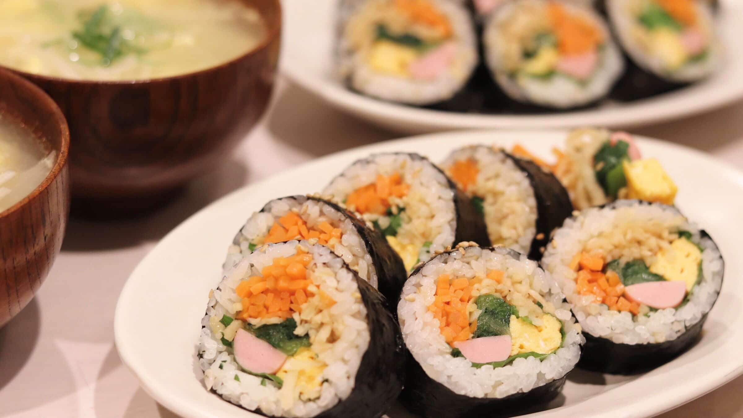 おうち韓国料理♪具だくさん『野菜キンパ』のレシピ＊ ゆうみん家の気ままにおうちごはん