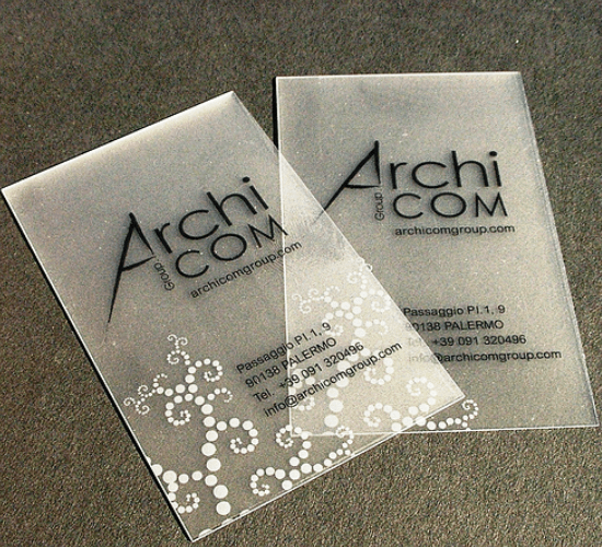 40 Creative Translucent Business Cards Yvelle Design Eye