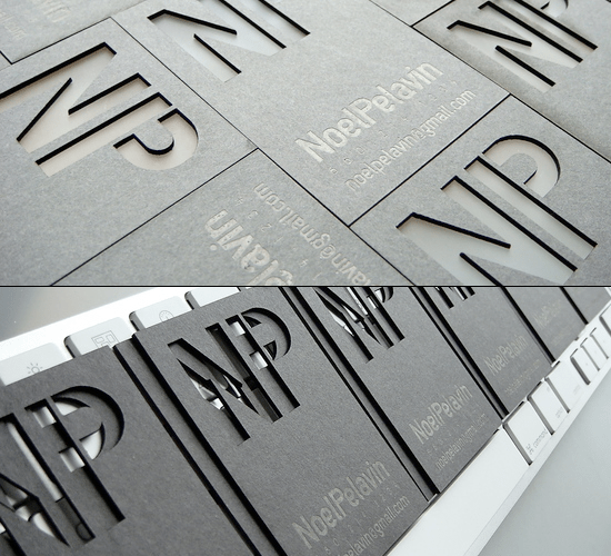 20 Striking Examples of Cut Out Business Cards Yvelle Design Eye