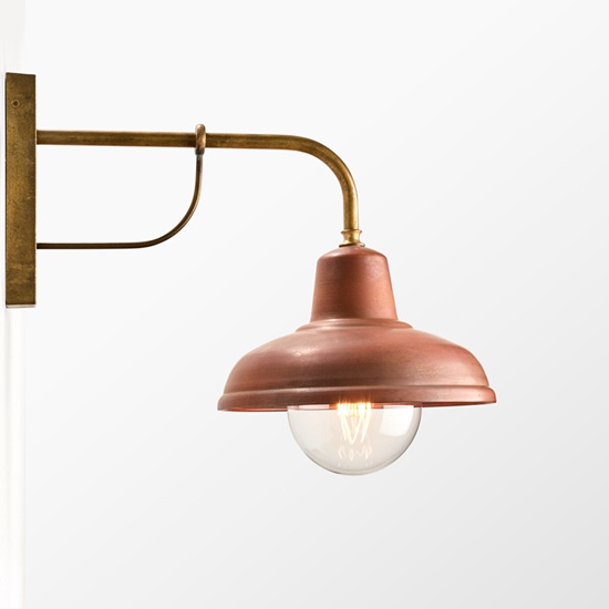 Aged Copper Decorative Wall Lights