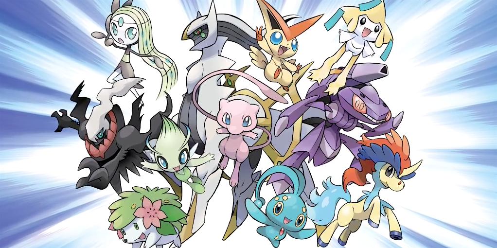 Pokémon Mew et le Reste des Pokémon Fabuleux Offerts pour les 20 Ans