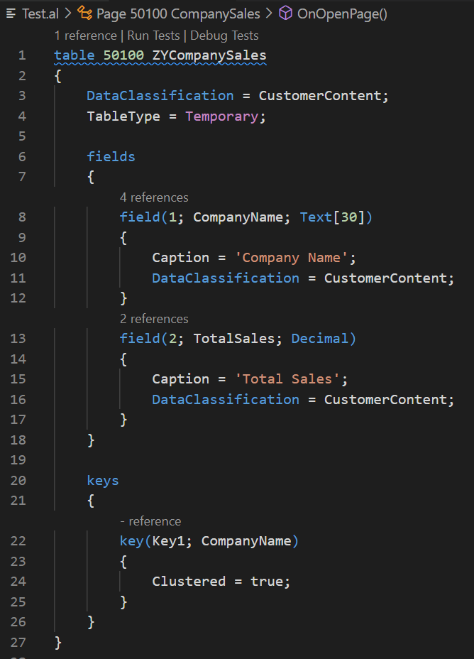 Dynamics 365 Business Central Collect data from different companies