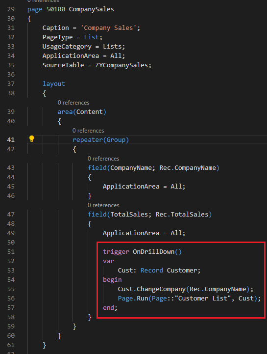 Dynamics 365 Business Central Collect data from different companies