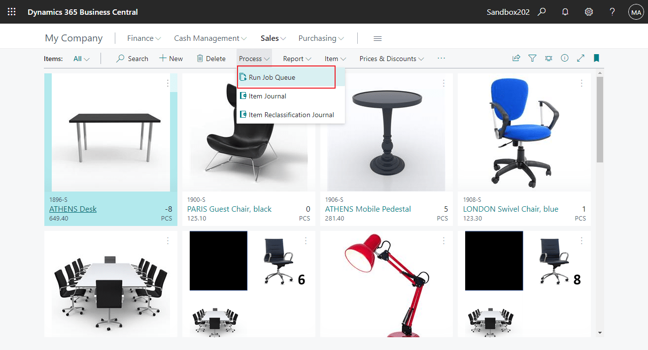 Dynamics 365 Business Central How to run Job Queue via AL (Debug Job