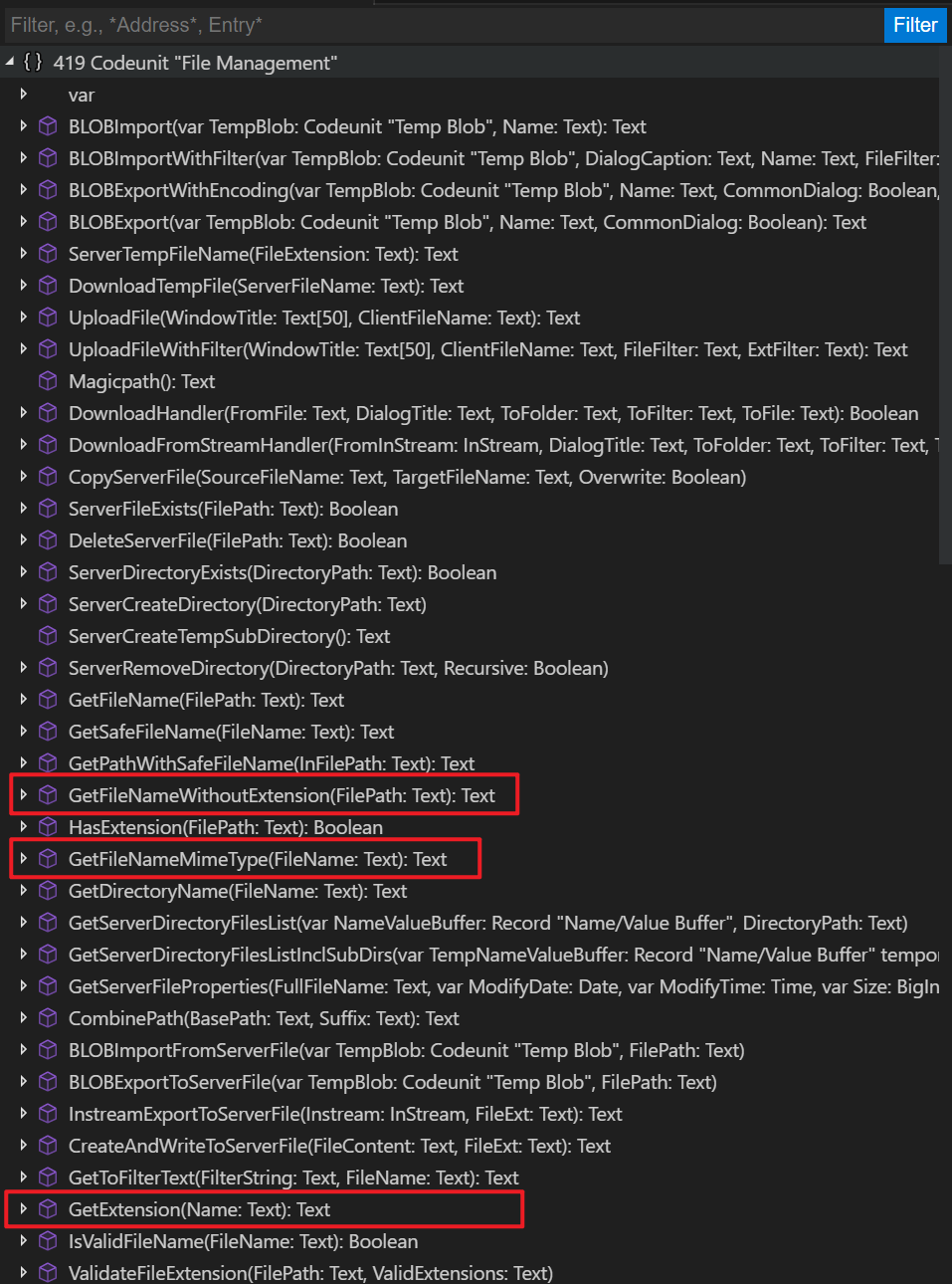 Dynamics 365 Business Central How to quickly get the extension name