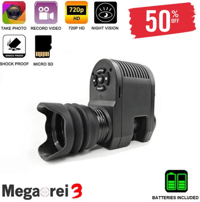 Digital night vision rifle scope adapter Megaorei 3 Digitala sikten