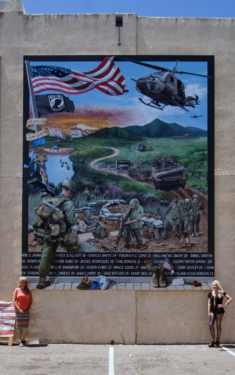 LOCAL ARTISTS COMPLETE DRAMATIC VIETNAM WAR MURAL Z107 7 FM local-artists-complete-dramatic-vietnam-war-mural-z107-7-fm