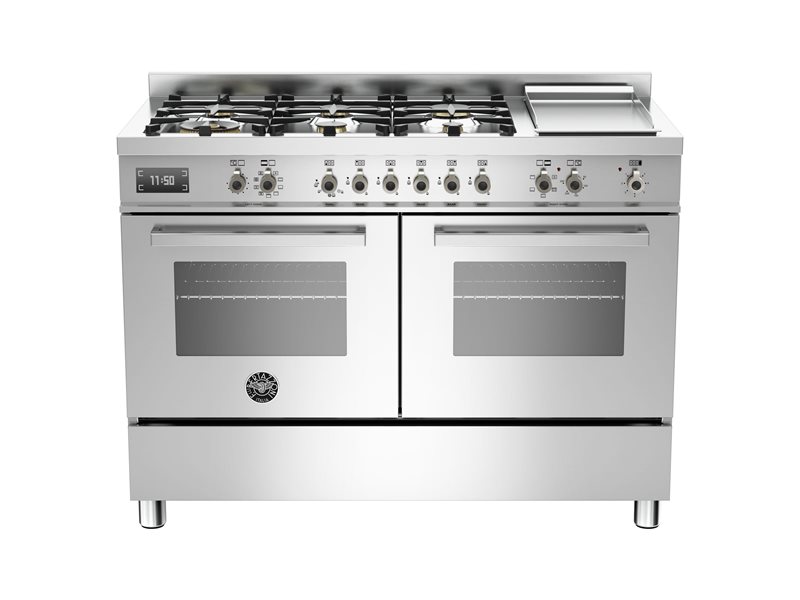 120 cm 6burner + griddle, Electric Double Oven Bertazzoni