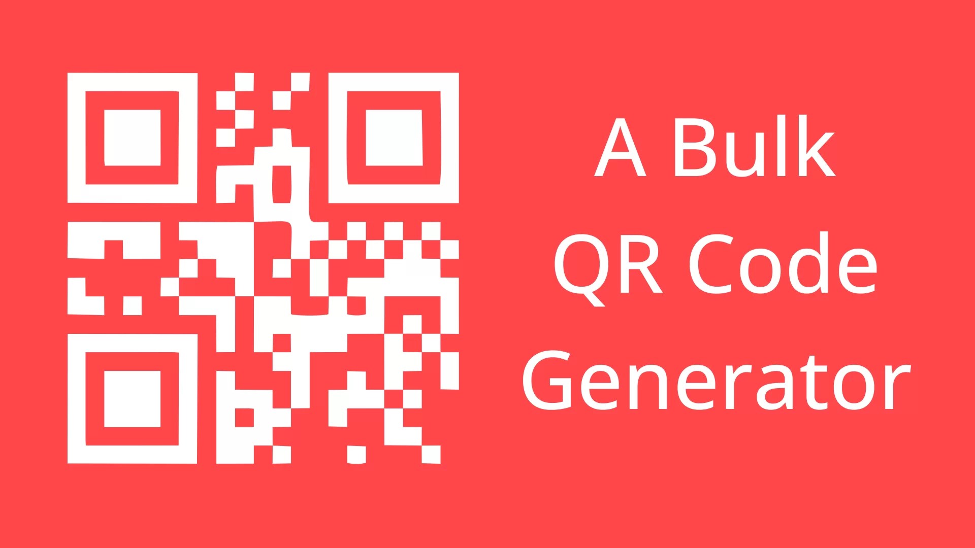 Bulk QR code generator GET IT NOW for 100 FREE Zaarm Tech