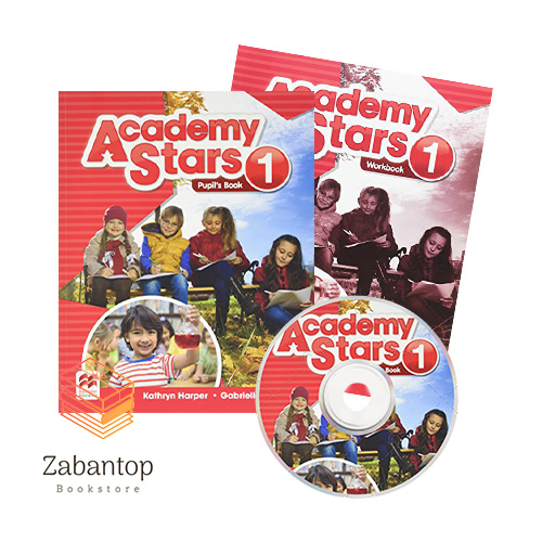 کتاب آموزش زبان انگلیسی آکادمی استارز 1 Academy Stars 1 زبان تاپ