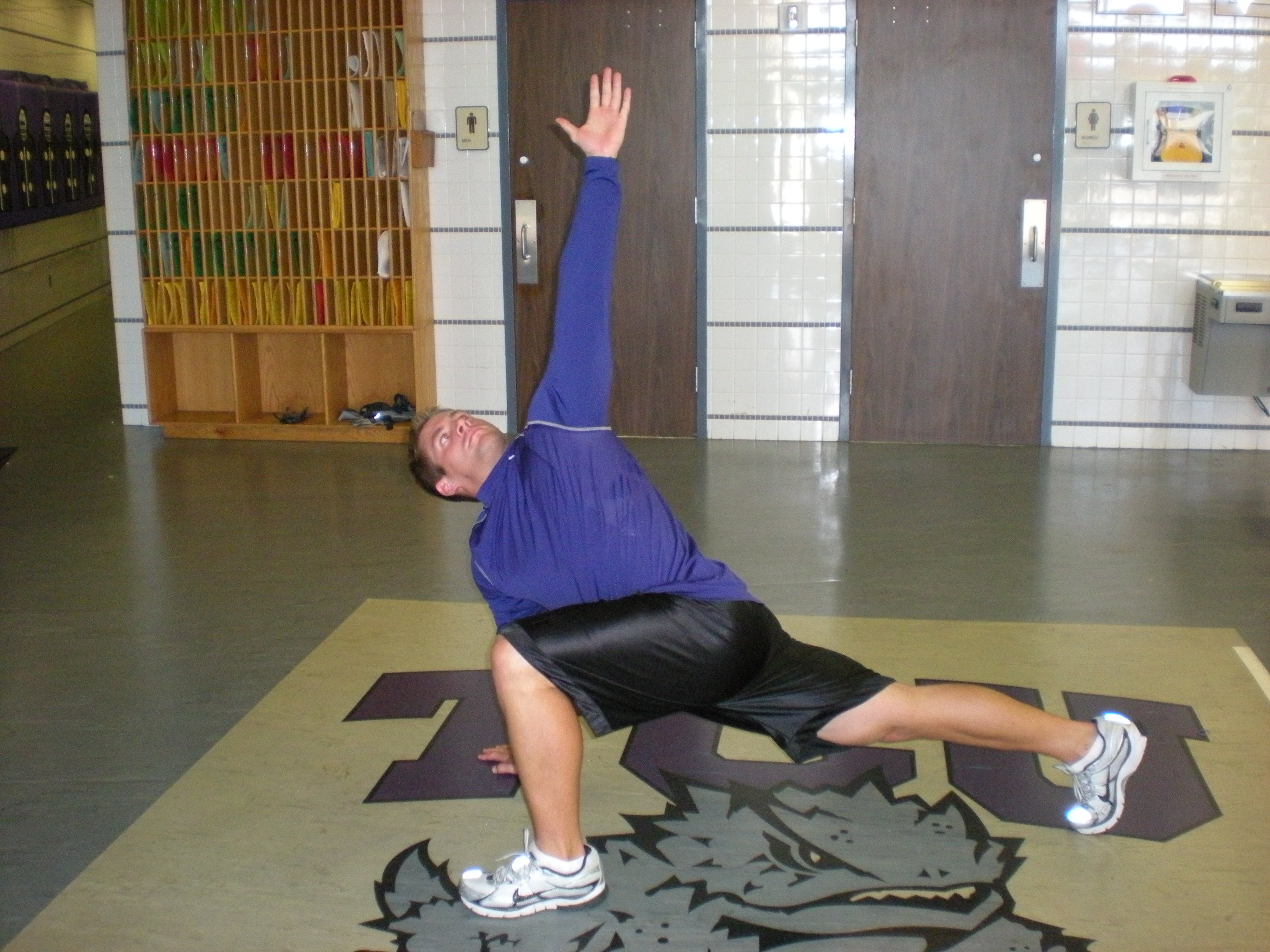 Hip Flexor Steps w/ Rotation Thoracic Spine Mobility Zach Dechant
