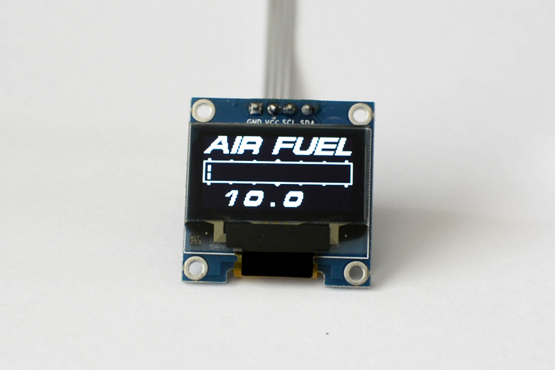 OLED 1.3" digital single AFR (Air Fuel Ratio) gauge Zada Tech