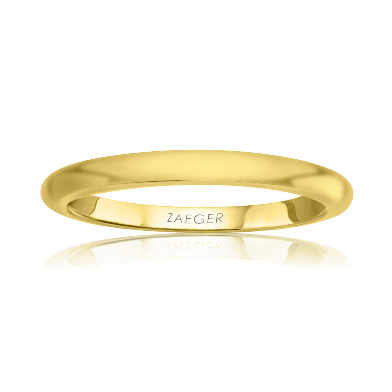 2mm Yellow Gold Wedding Band(Metal9k) Luxury Watches & Diamonds