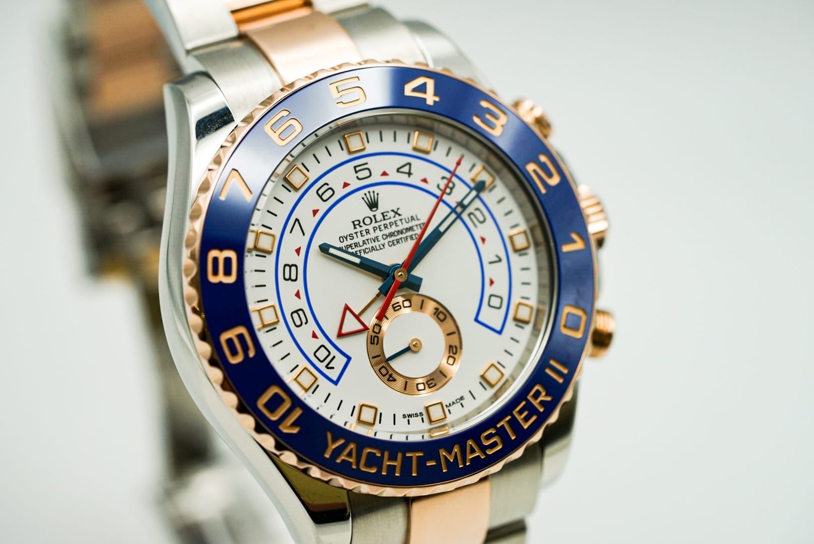 Rolex Yacht Master II 116681 Two Tone Rose Gold 44mm 2016 Model