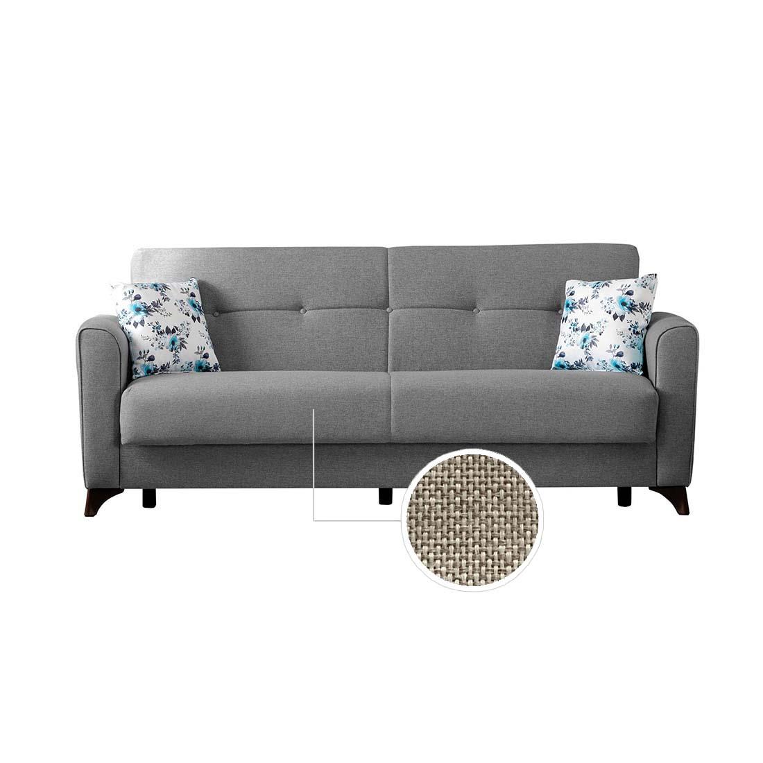 ISLA SOFA CAMA LIBRO Keten Zafiro Descanso Colchones en Candelaria