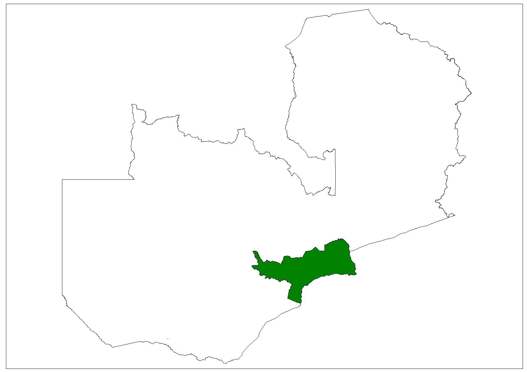 Lusaka Province Zambian Maps And Places