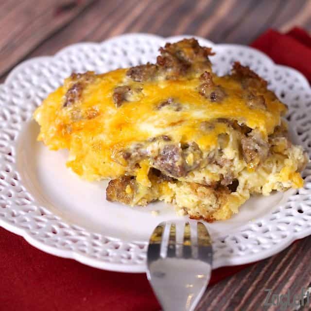 Easy Texas Toast Breakfast Casserole ZagLeft Sharing Great Food and