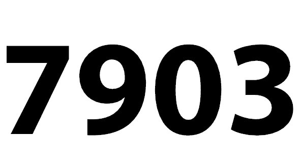 Zahl 7903