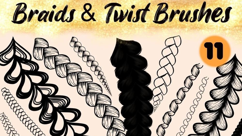 7 Best Procreate Braid Brushes in 2024 (+ Free Braid Brush)
