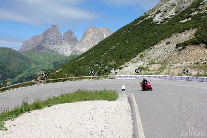 Across the Dolomites on the Great Dolomites Road