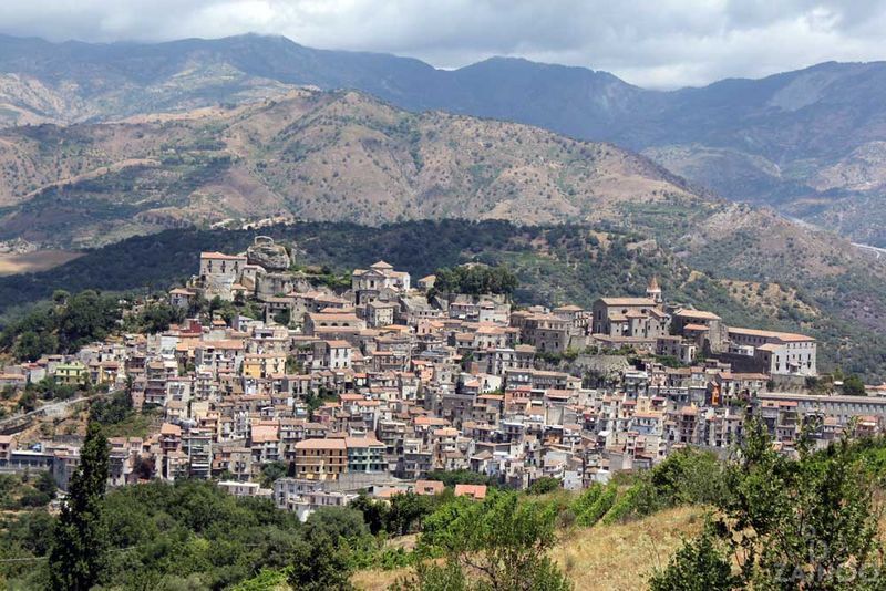 Castiglione di Sicilia mountain town at the base of Mount Etna