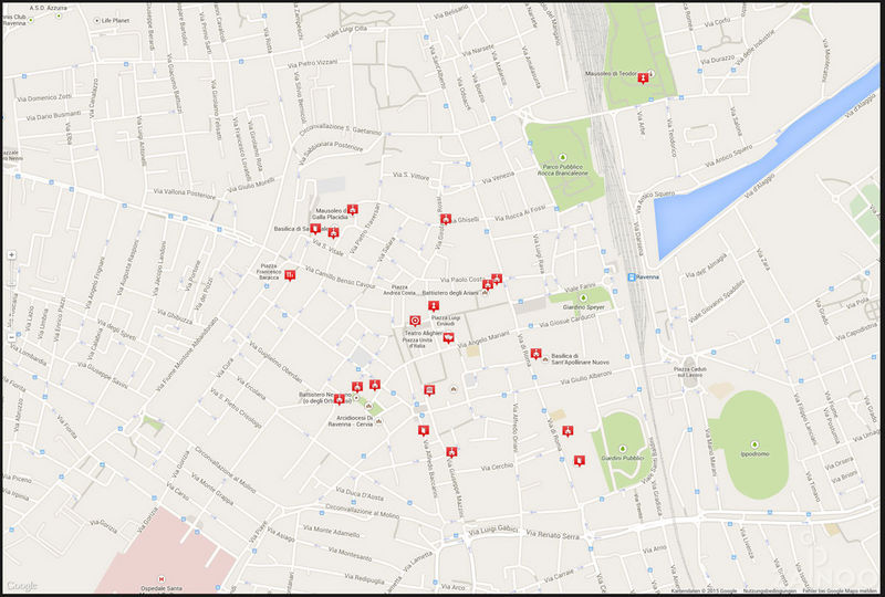 Orientation and map planning a journey to Ravenna
