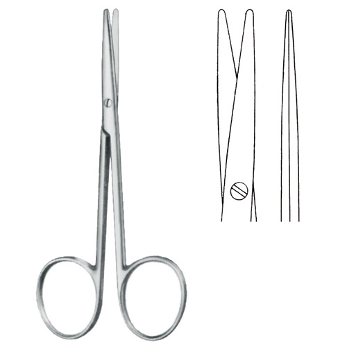 Dissecting Scissor blunt/blunt Straight Zainsa Instruments