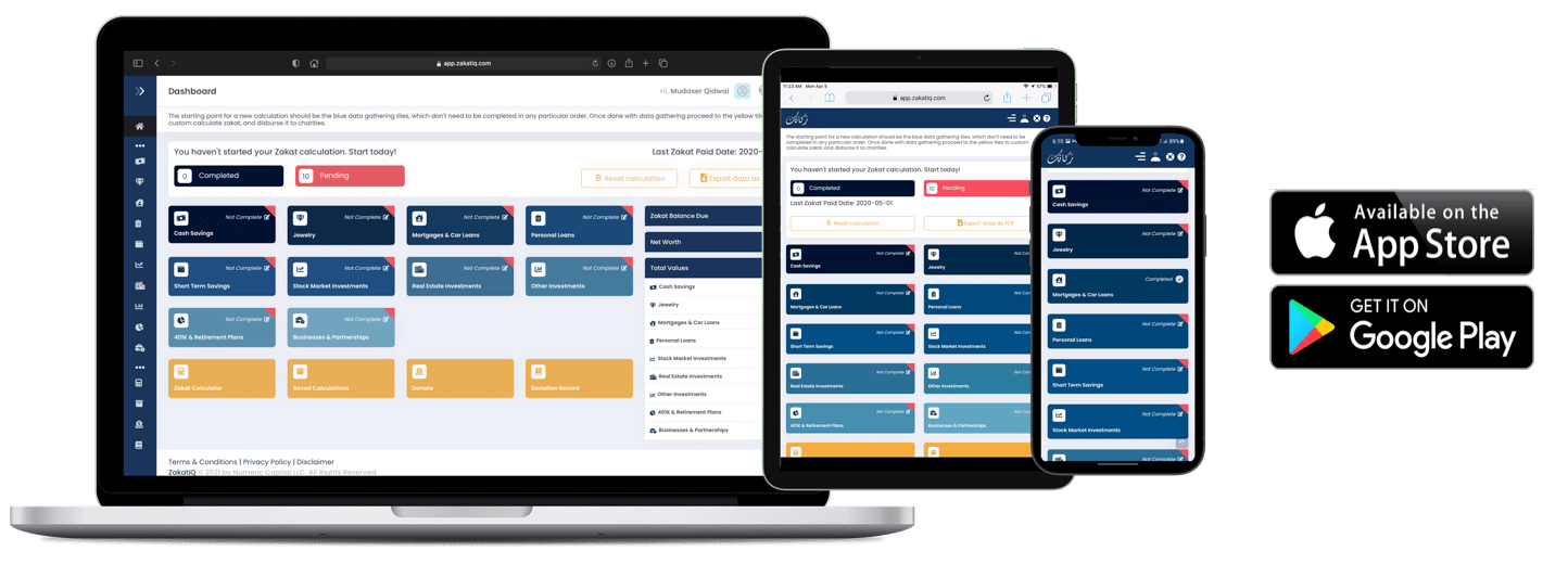 Zakat Calculator Calculate your Zakat the correct way ZakatIQ