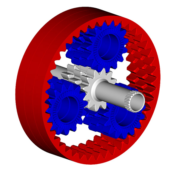 Split Spur Gear for electromechanical rotary gear actuator