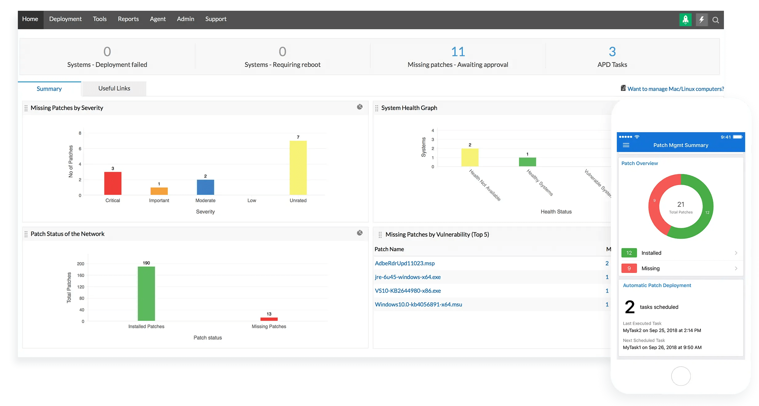 ? Solarwinds PM Patch Manager ? Gestión de Parches
