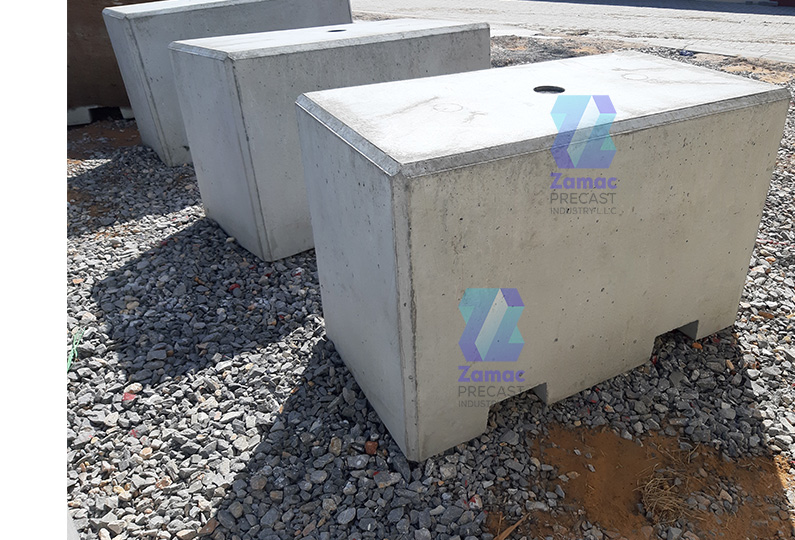 Precast concrete security blocks zamac precast UAE