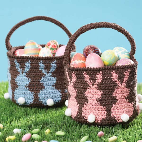 20+ Free Crochet Easter Basket Patterns Zamiguz