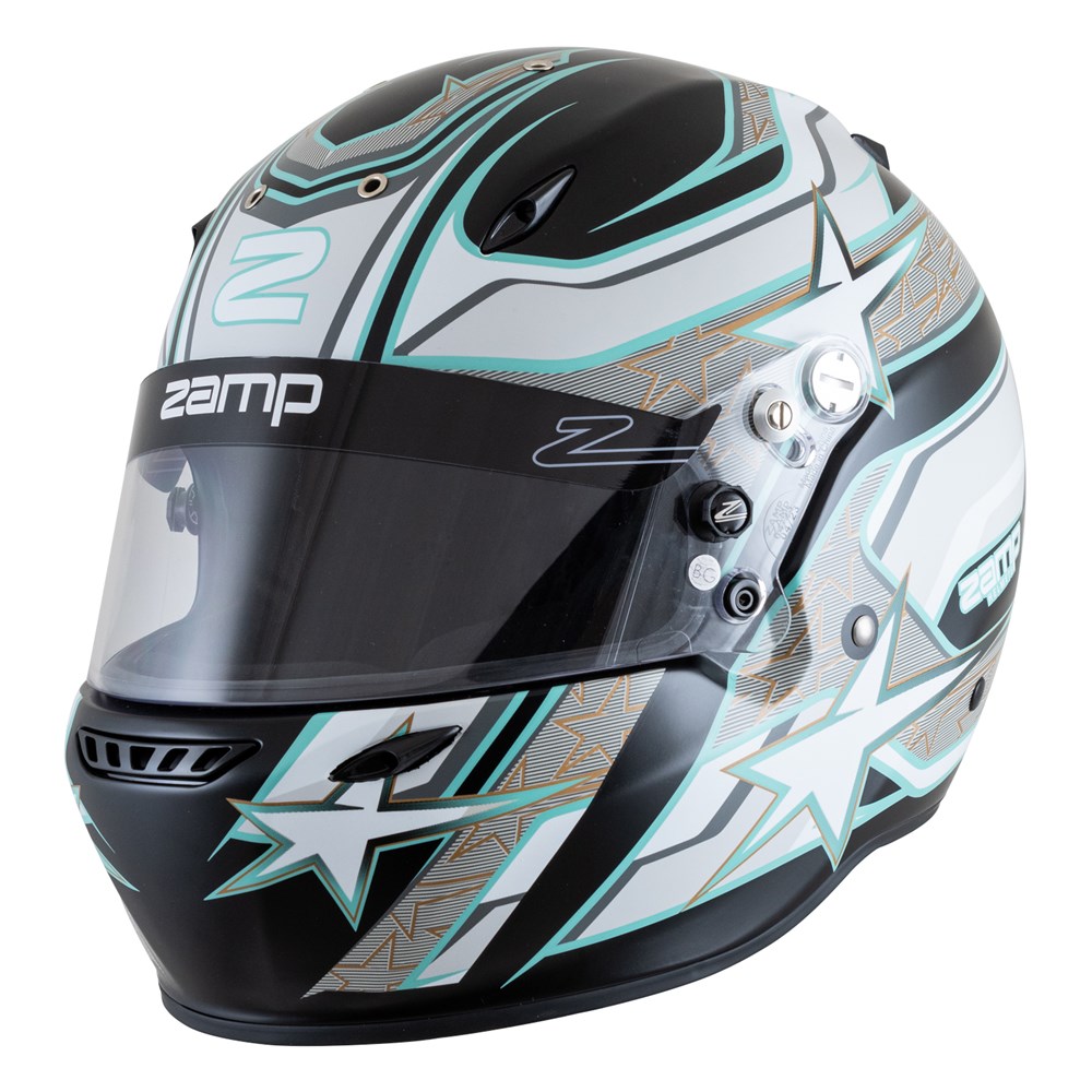 ZR72 Matte Black / Grey / Blue £629 Zamp Helmets