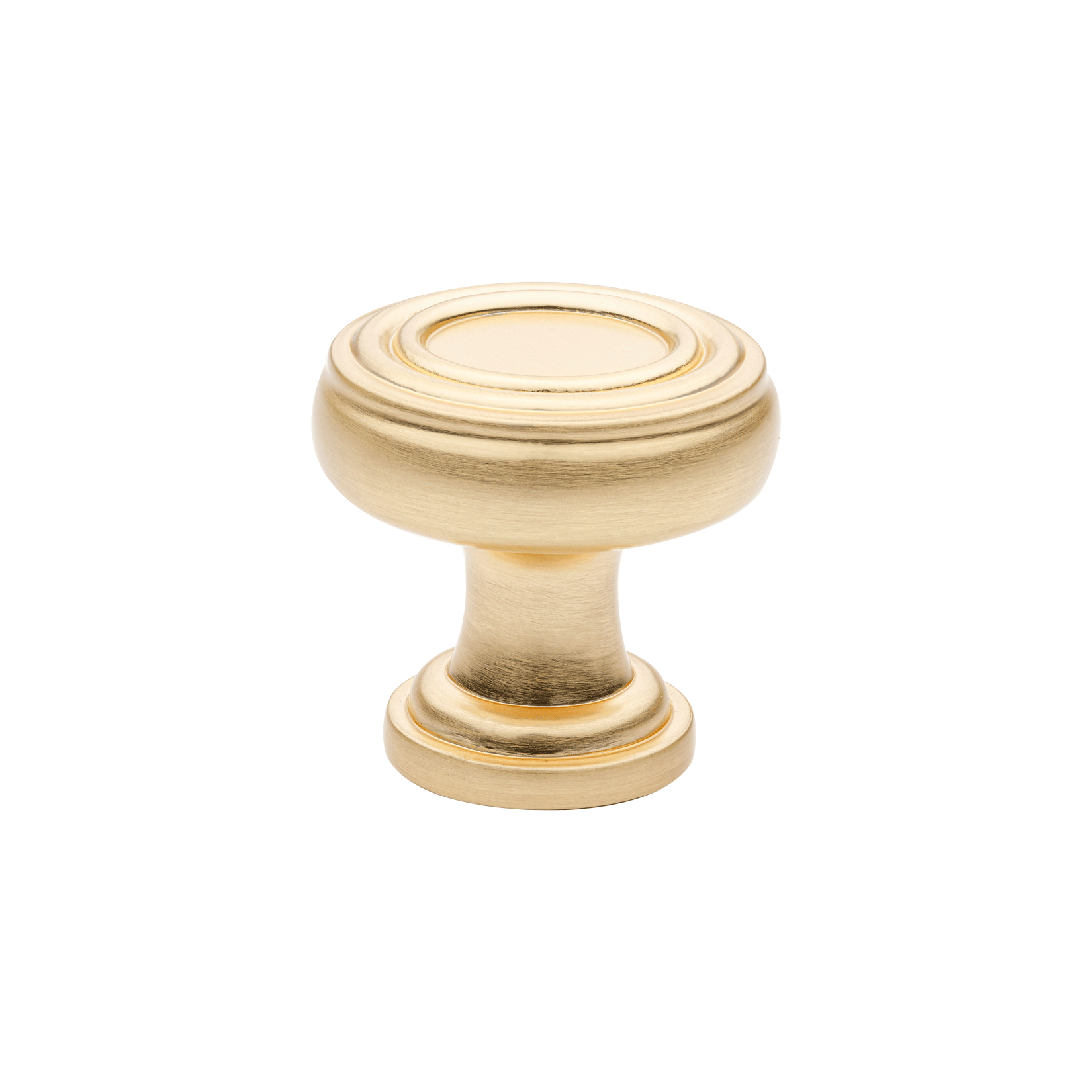 Mayfair Knob Satin Brass Zanda Architectural Hardware