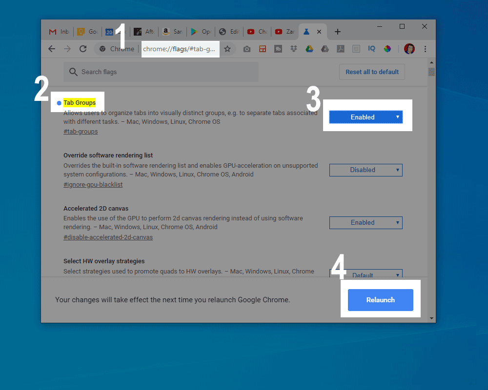 How to Enable Chrome Tab Groups In less than 5 seconds