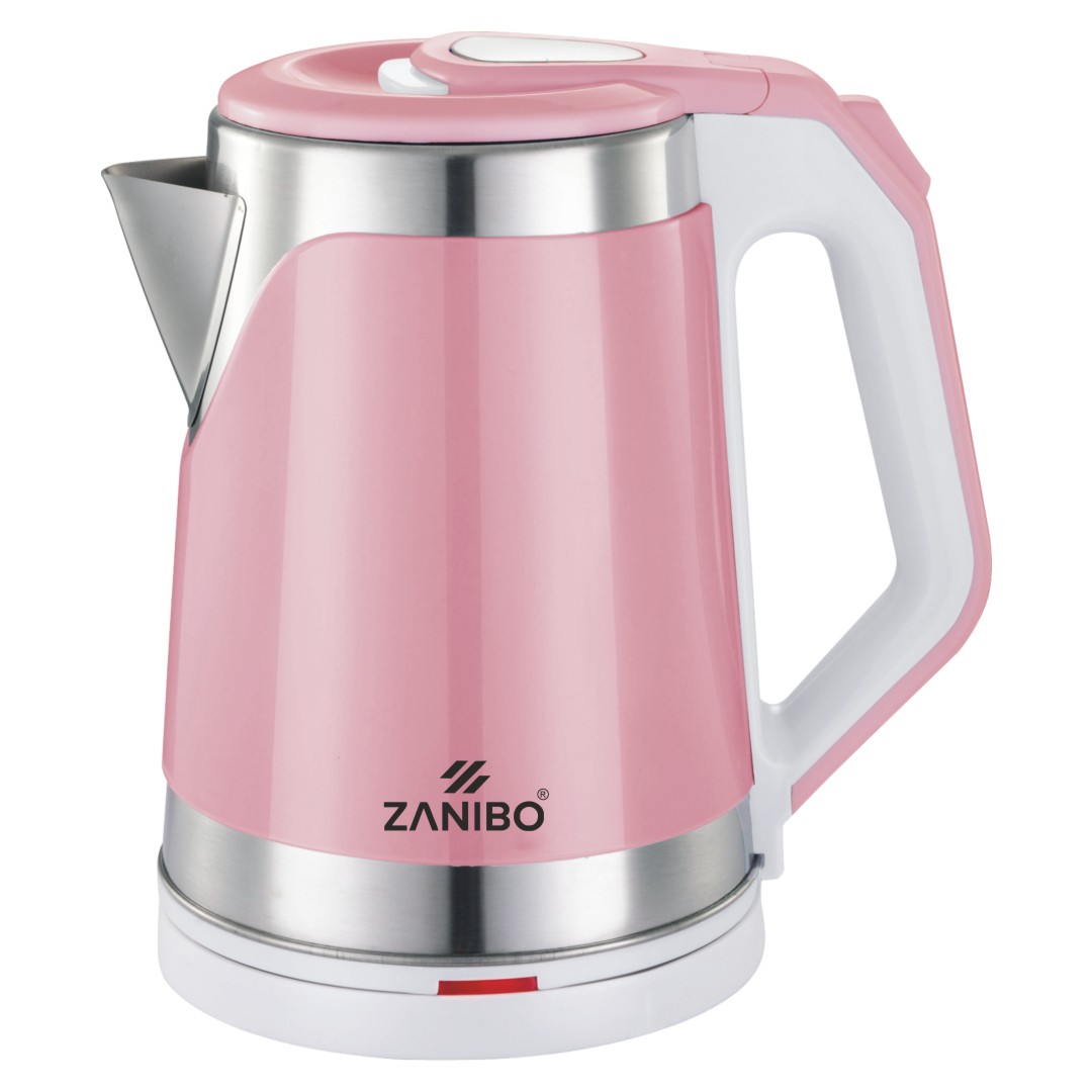 ZANIBO Cordless 1500W Electric Kettle 2 litre (ZEKSS201, Pink) Zanibo