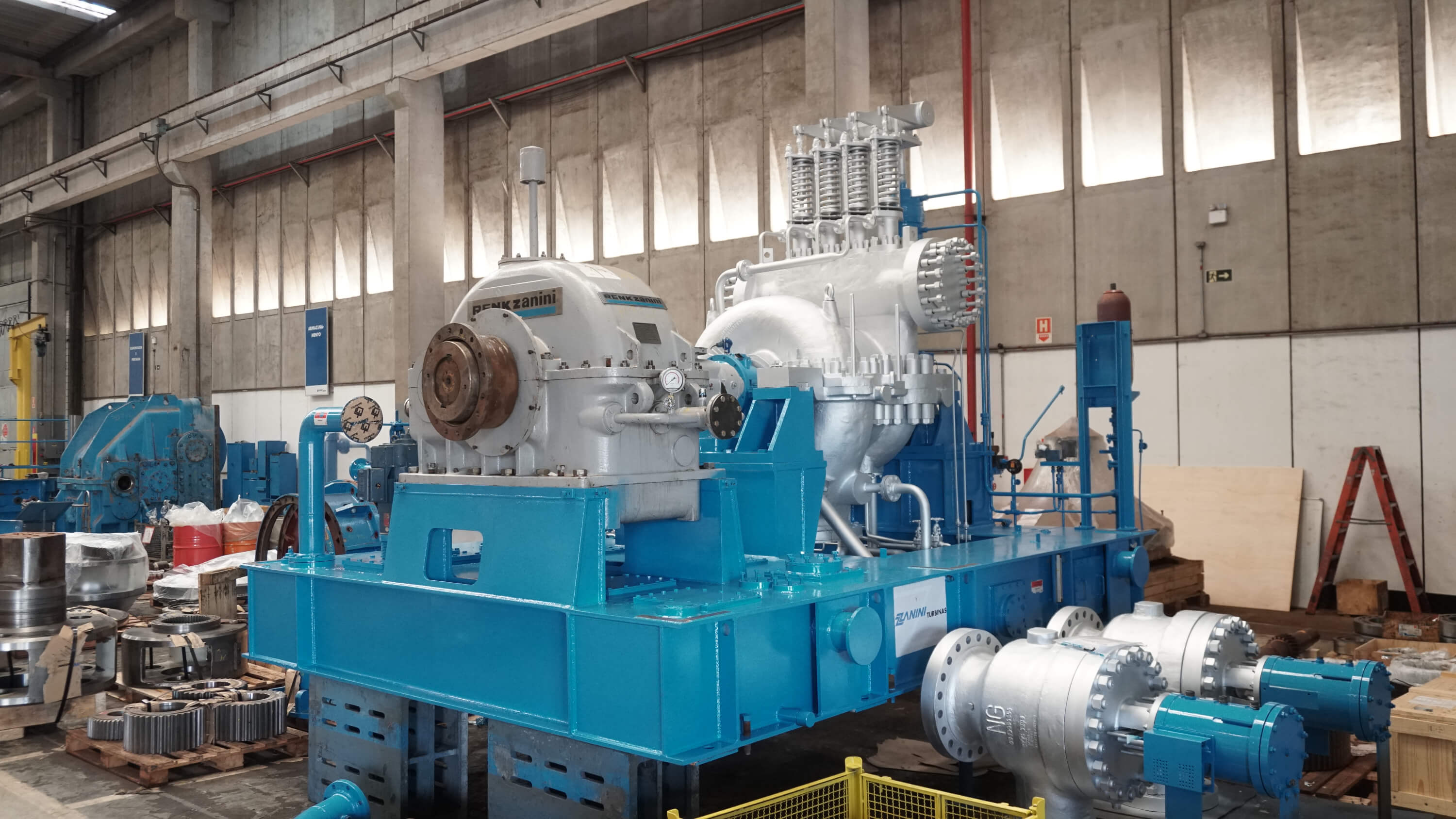 Turbina a vapor NG MB 630 Zanini Renk