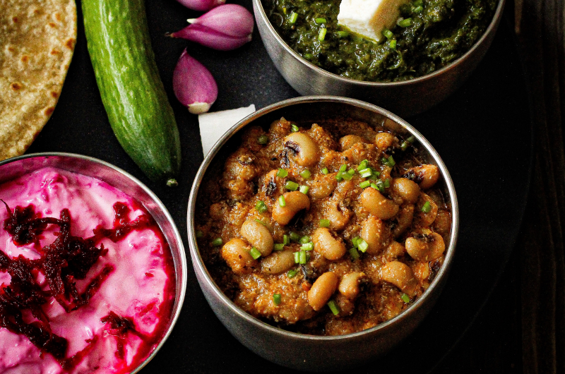 BlackEyed Bean Curry / Chawli Chi Usal Zanzaneet Kitchen