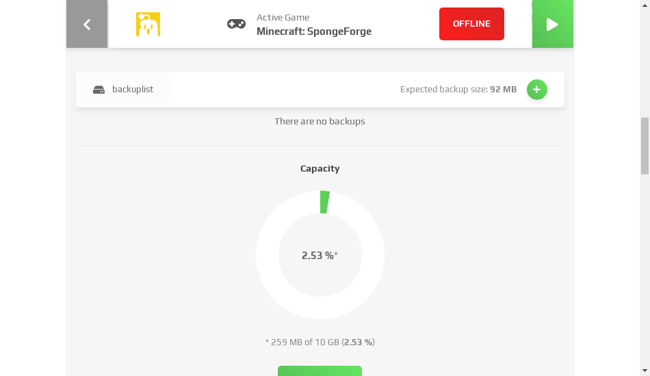Sponge Server mieten ZapHosting