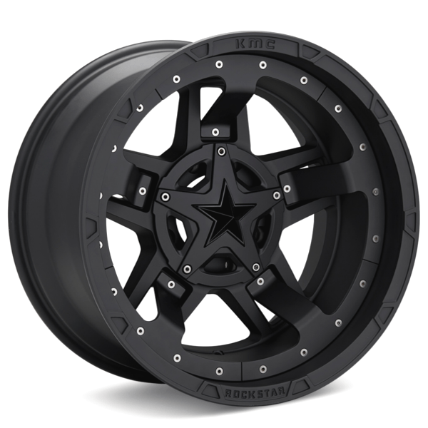 KMC XDシリーズ XD827 ロックスター 3 マットブラック アメ車・輸入車のホイール専門店