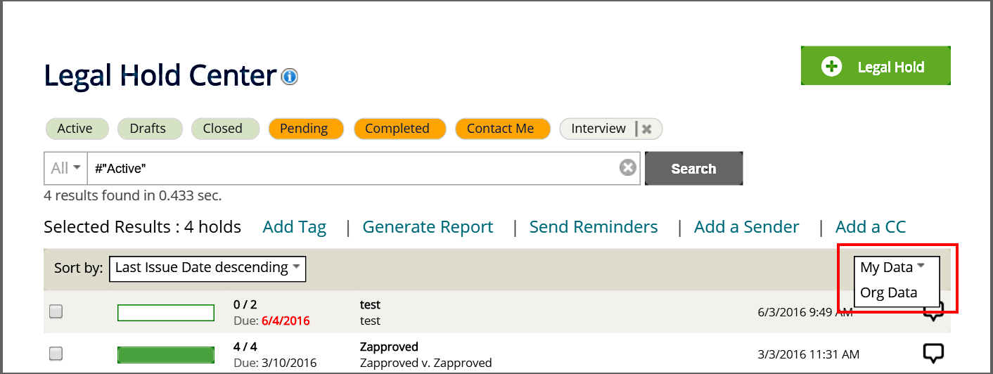 Legal Hold Pro Enhances Efficiency for Holds Management Zapproved