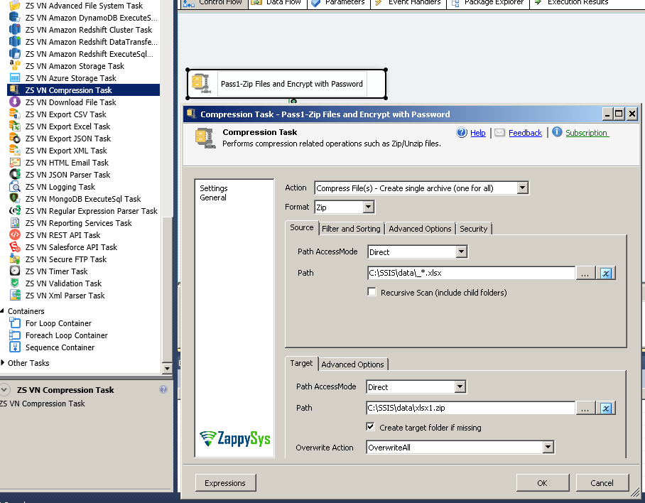 Zip And Unzip File In C