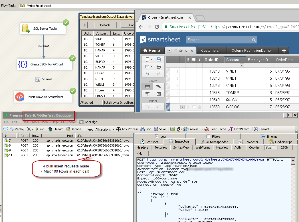 Read / Write Smartsheet data using SSIS REST API Call ZappySys Blog